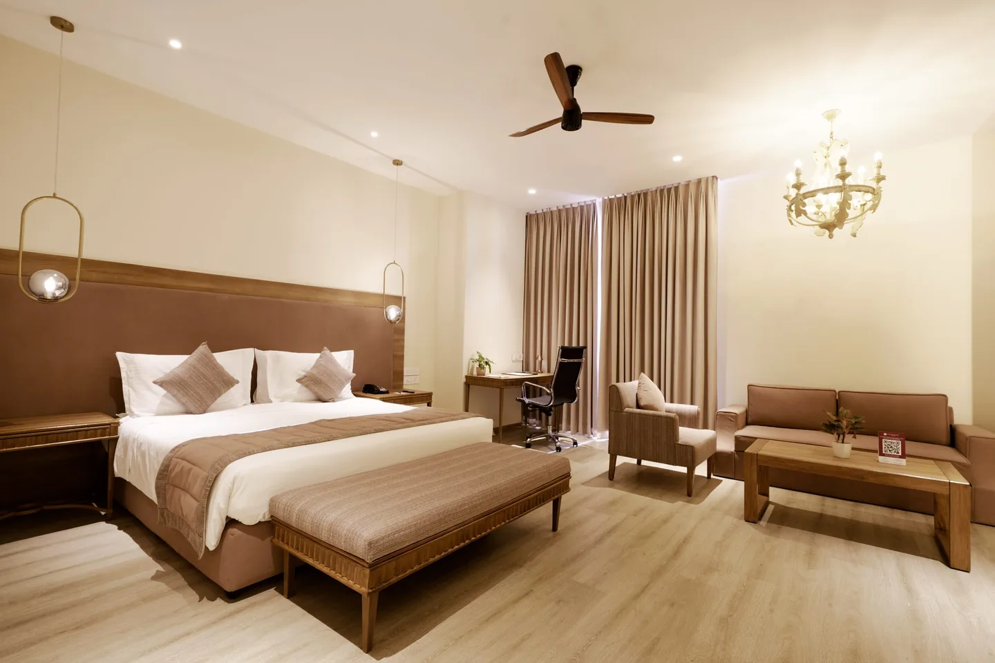 A renovated Centre Point suite