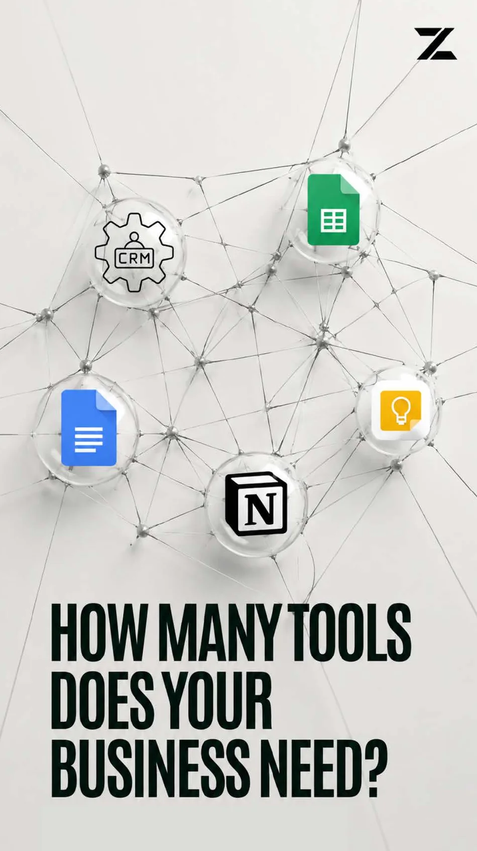 Rezide social post: How many tools does your business need?